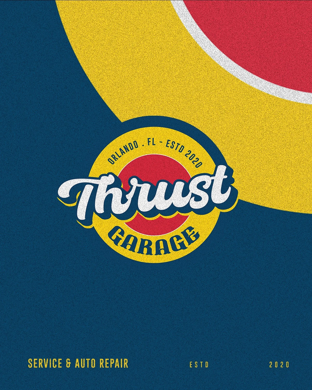 Thrust Garage Brand identity project