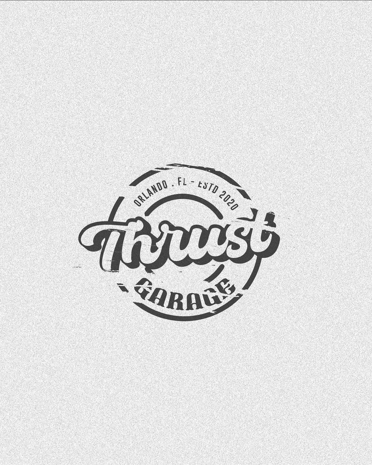 Thrust Garage — visual identity application 4